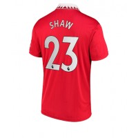 Manchester United Luke Shaw #23 Fußballbekleidung Heimtrikot 2022-23 Kurzarm